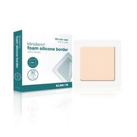 Kliniderm Foam Silikone Border 12,5x12,5 cm - 5 stk.