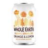 Whole Earth Orange/lemon soda i dåse Ø - 330 ml.