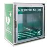 Udendørs skab til hjertestarter. 