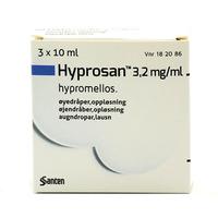 Hyprosan 3,2 mg/ml Øjendråber - 3 x 10 ml