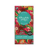 Chocolate and Love Chokolade Creamy Dark 55% Ø - 80 g.
