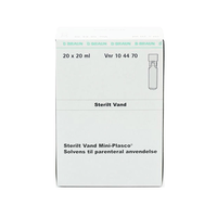 Sterilt Vand Mini-plasco Parenteral anvendelse - 20 x 20 ml