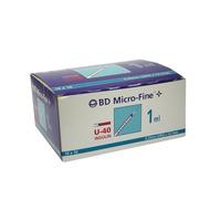 BD Micro Fine+ insulinsprøjte U-40 1 ml - 100 stk.