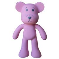 Oopsy bamse i naturgummi - rosa