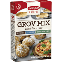 Semper Grov Brødmix Glutenfri - 500 g.