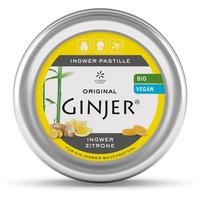 GINJER Ingefær Citron pastiller - 40 gr
