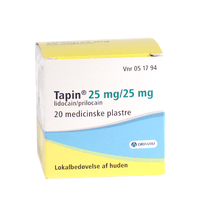 Tapin medicinske plastre 25+25 mg - 20 stk.