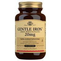 Solgar Gentle Iron 20 mg (bisglysinat) - 90 kaps.