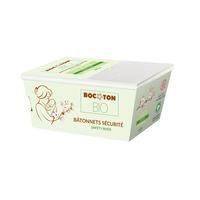 Bocoton Bio sikkerhedsvatpind med papirpind - 60 stk.