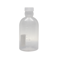 Babyflaske m. låg, engangs - 100 ml