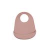 Tiny Tot hagesmæk i silikone - støvet rosa