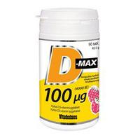D-max, 100 µg - 90 tyggetabl.