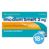 Imodium Smelt 2 mg - 12 stk.