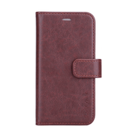 Radicover iPhone 12  Mini Flipcover, vegansk læder - Brun