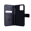 Radicover iPhone 12/12 PRO Flipcover, vegansk læder - Sort