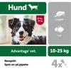 Advantage pour-on Vet hund, 10-25 kg