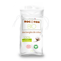 Bocoton Bio Rectangles vatrondeller - 170 stk.