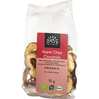 Urtekram Æblechips m. Kanel Ø - 75 g.
