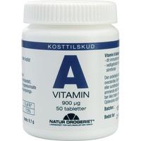 Natur-Drogeriet A-vitamin 900 µg - 50 tabletter