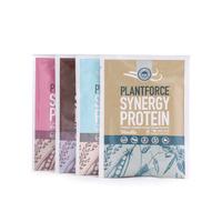 Plantforce Synergy Protein 4 forskellige varianter - 20 g