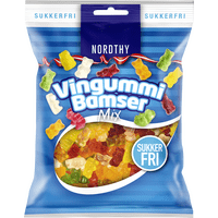 Nordthy Sukkerfri Vingummi Bamser  - 80 g