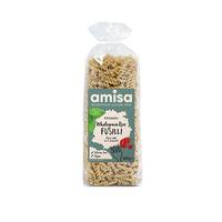 Amisa Fusilli Pasta Fuldkornsris Ø - 500 g