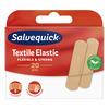 Salvequick Textile Elastic Plaster - 20 stk.