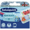 Salvequick Aqua Block Kids Plaster - 12 stk.