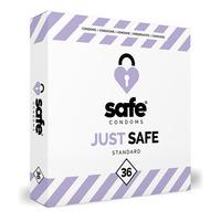 SAFE kondomer, Just Safe Standard - 36 stk.