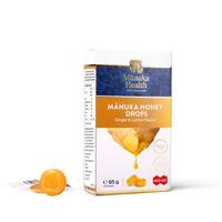 Manuka Health Honey Drops Citron & Ingefær - 15 sugetabl.