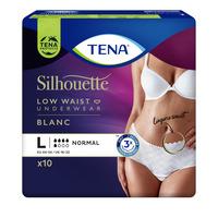 TENA Silhouette Normal Low Waist Inkontinenstrusse Str. L - 10 stk.