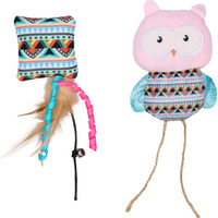 Companion kattelegetøj m. catnip - 2 stk