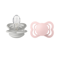 BIBS Supreme Silicone Haze/Blossom 2 pak - Flere størrelser