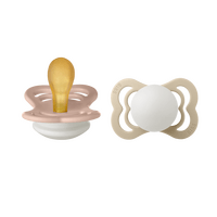 BIBS Supreme GLOW Latex Blush/Vanilla 2 pak - Flere størrelser