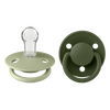 BIBS De Lux Silicone Onesize 2 pak - Flere farver - Sage/Hunter Green