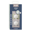 BIBS Supreme GLOW Silicone Sage/Cloud 2 pak - Flere størrelser