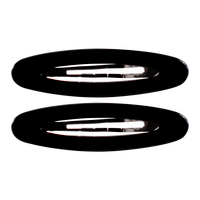 Happy Hårspænde Classic Black Clips - 2 stk.