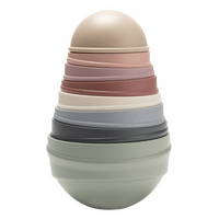 BIBS Wobbly Tower - Pastel Rainbow