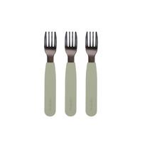 Filibabba Silikone gafler 3-pak - Green