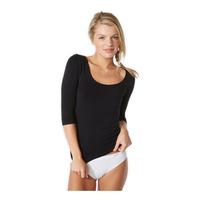 Boody 3/4 Sleeve Top, sort