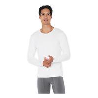 Boody Men's Long Sleeve Crew Neck T-Shirt, hvid