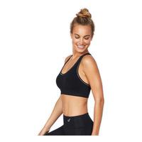Boody Racerback Active Bra, sort/sølv