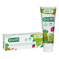 Gum Kids Tandpasta Jordbær (+3 år) - 50 ml.