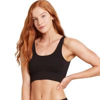 Boody Ribbed Seamless Bra Black - 1 stk
