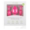 EasyToys Silicone Diamond Butt Plug Set