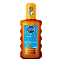 Nivea Sun Protect & Bronze Oil Spray SPF 20 - 200 ml.