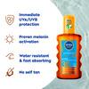 Nivea Sun Protect & Bronze Oil Spray SPF 30 - 200 ml.