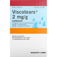 Viscotears øjengel 2 mg/g - 120 x 0,6 ml