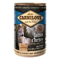 Carnilove vådfoder m. laks og kalkun - 400g.