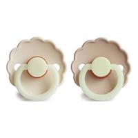 FRIGG Daisy Rund Latex Cream night/Croissant night - Flere størrelser